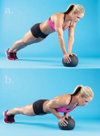 medicine-ball-push-up