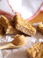 No Bake Peanut Butter & Oat Squares
