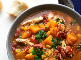 slowcookerbutternutsquashchickenquinoasoup